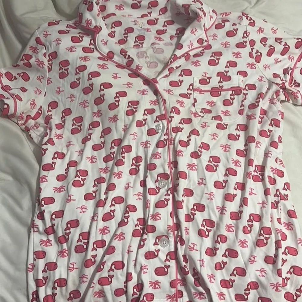 Roller Rabbit Pink Whale Pajama Set